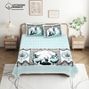 Chitrakala Ras Rang – Rama Green King Size Bedsheet with Pillow Covers