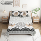 Chitrakala Camel Vistaar – Grey King Size Bedsheet with Pillow Covers