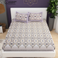 Sydney Purple Elegance Pure Cotton King Size Bedsheet (90x108) with 2 Pillow Covers
