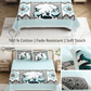 Chitrakala Ras Rang – Rama Green King Size Bedsheet with Pillow Covers