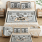 CHITRAKALA Hathi Maharaja – Golden King Size Bedsheet with Pillow Covers