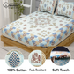 Royal Floral Bliss Pure Cotton Super King Size Bedsheet (108x108) with 2 Pillow Covers