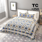 Blue Regal Dream Cotton Bedsheet