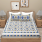 Blue Regal Dream Cotton Bedsheet
