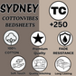 Sydney Golden Bloom Pure Cotton King Size Bedsheet (90x108) with 2 Pillow Covers
