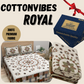 Royal Mosaic Star Pure Cotton Super King Size Bedsheet (108x108) with 2 Pillow Covers
