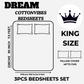 Blue Regal Dream Cotton Bedsheet